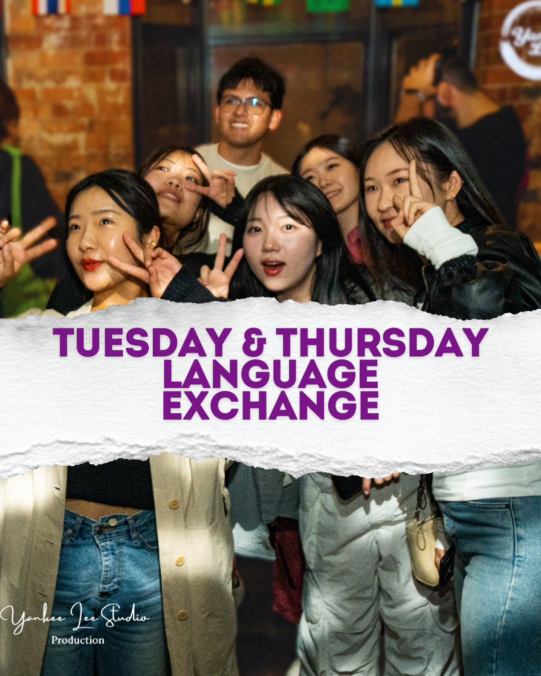 Linguas Tuesday language exchange Melbourne